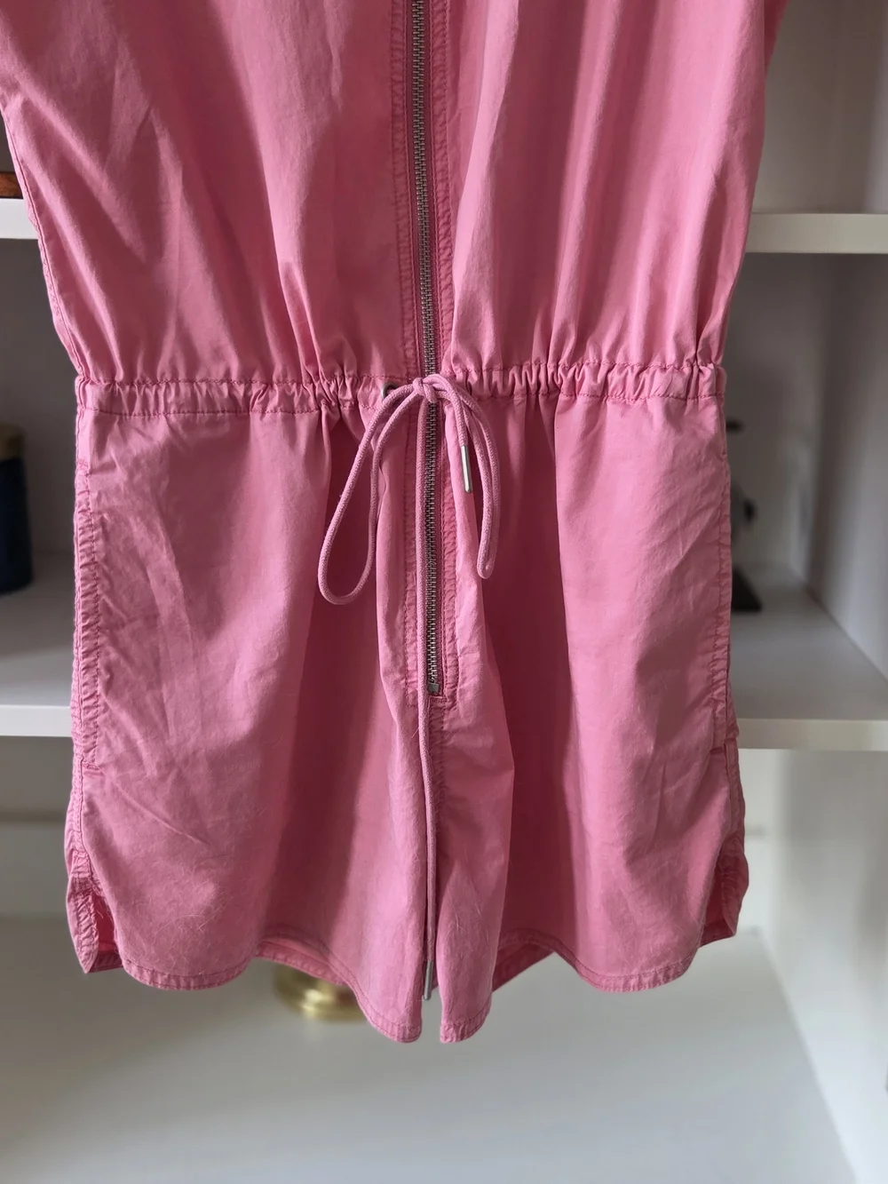 Pistola Women's Pink Zip-Front One-Piece Romper - Picture 3 of 8